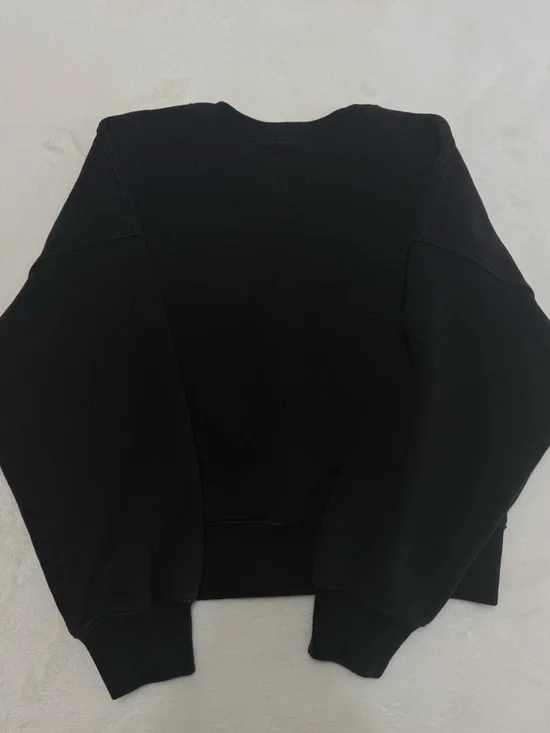 ABERCROMBIE & FITCH Crewneck Sweatshirt Black - Picture 4 of 6